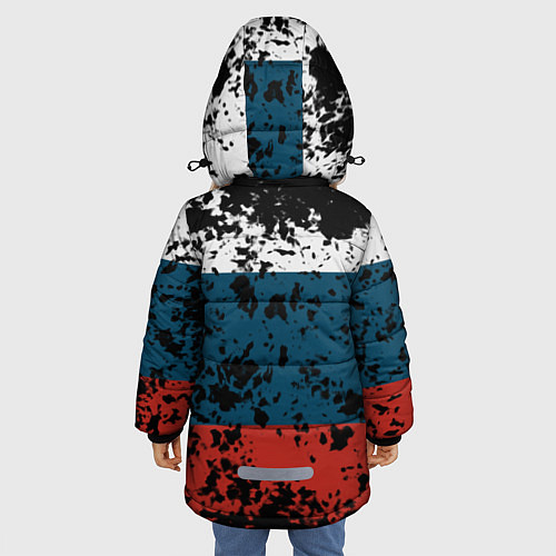 Зимняя куртка для девочки Спецназ России / 3D-Черный – фото 4