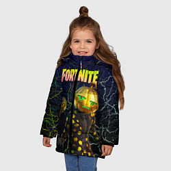 Куртка зимняя для девочки Fortnite Jack Gourdon, цвет: 3D-черный — фото 2