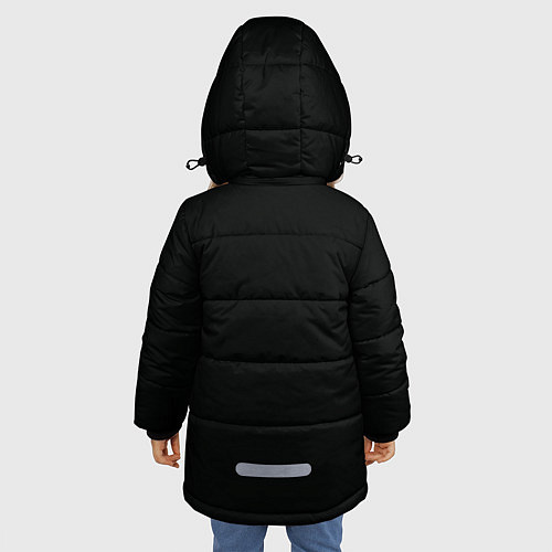 Зимняя куртка для девочки ХАБИБ НУРМАГОМЕДОВ / 3D-Черный – фото 4