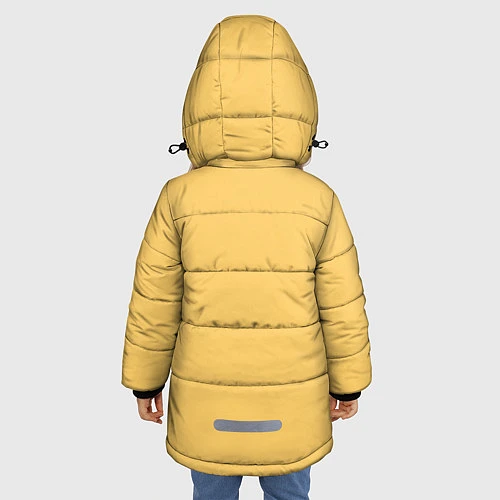 Зимняя куртка для девочки Bendy And The Ink Machine / 3D-Черный – фото 4