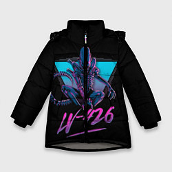 Куртка зимняя для девочки Чужой 426, цвет: 3D-светло-серый