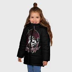 Куртка зимняя для девочки Evangelion, цвет: 3D-черный — фото 2
