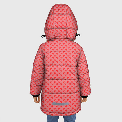 Зимняя куртка для девочки Котенок / 3D-Черный – фото 4