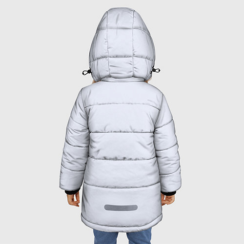 Зимняя куртка для девочки ХАСКИ / 3D-Черный – фото 4