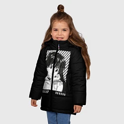 Куртка зимняя для девочки Аска ева 02, цвет: 3D-черный — фото 2