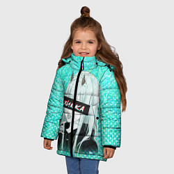 Куртка зимняя для девочки Zero Two Хикка, цвет: 3D-черный — фото 2