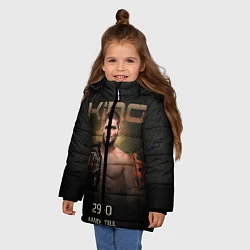 Куртка зимняя для девочки Хабиб Нурмагомедов - King, цвет: 3D-черный — фото 2