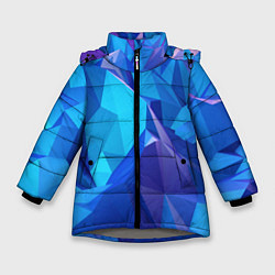 Куртка зимняя для девочки NEON CRYSTALLS, цвет: 3D-светло-серый