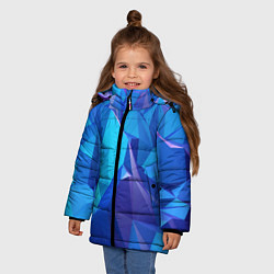 Куртка зимняя для девочки NEON CRYSTALLS, цвет: 3D-красный — фото 2