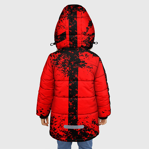 Зимняя куртка для девочки Watch Dogs: Legion / 3D-Черный – фото 4