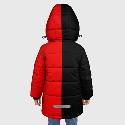 Зимняя куртка для девочки Among Us В кармашке / 3D-Черный – фото 4