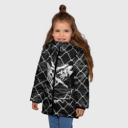 Куртка зимняя для девочки Velial Squad, цвет: 3D-светло-серый — фото 2