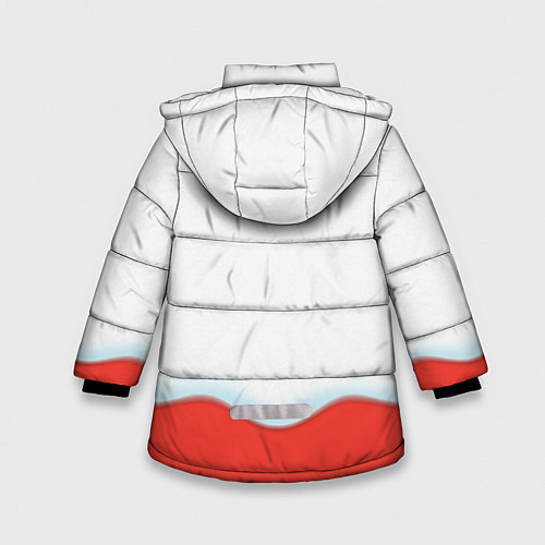 Зимняя куртка для девочки Оля Kinder / 3D-Светло-серый – фото 2