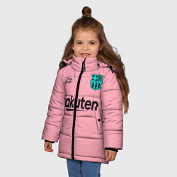 Куртка зимняя для девочки BARCELONA резервная 2021, цвет: 3D-светло-серый — фото 2