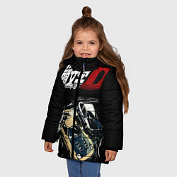 Куртка зимняя для девочки Initial D Z, цвет: 3D-черный — фото 2