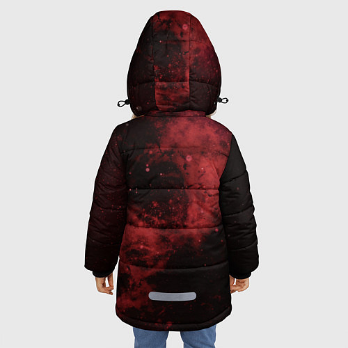 Зимняя куртка для девочки Черный клевер / 3D-Черный – фото 4