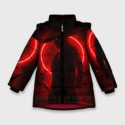 Куртка зимняя для девочки SAMURAI, цвет: 3D-красный