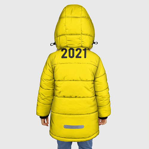 Зимняя куртка для девочки Мой год - мои правила / 3D-Черный – фото 4