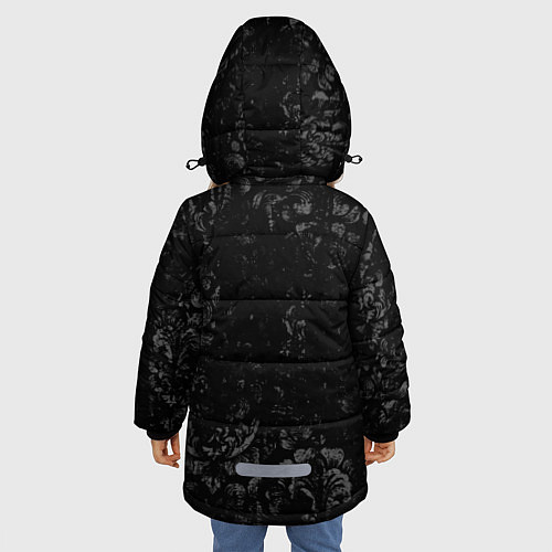 Зимняя куртка для девочки REAL MADRID, резервная 2021 / 3D-Черный – фото 4