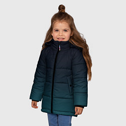Куртка зимняя для девочки GRADIENT, цвет: 3D-черный — фото 2
