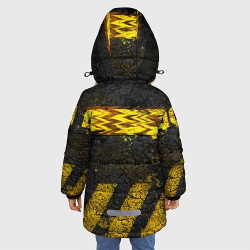 Зимняя куртка для девочки DO IT / 3D-Черный – фото 4
