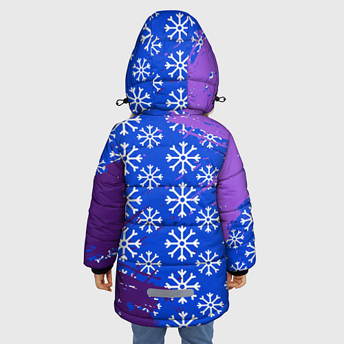 Зимняя куртка для девочки BRAWL STARS LOU / 3D-Черный – фото 4