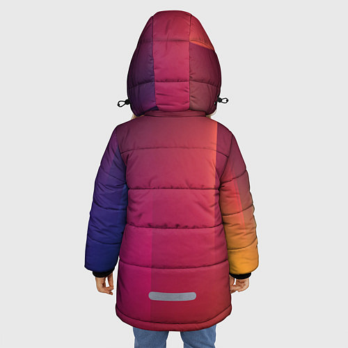 Зимняя куртка для девочки Among Us Сладкий Z / 3D-Черный – фото 4