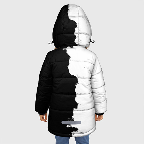 Зимняя куртка для девочки PLUS ULTRA / 3D-Светло-серый – фото 4
