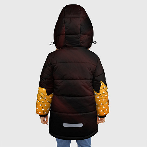 Зимняя куртка для девочки ЗЕНИЦУ / 3D-Красный – фото 4