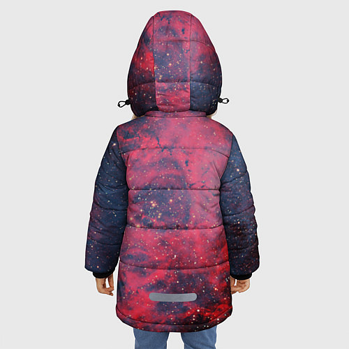 Зимняя куртка для девочки Бык / 3D-Черный – фото 4