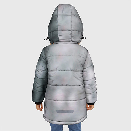 Зимняя куртка для девочки Рысь / 3D-Черный – фото 4
