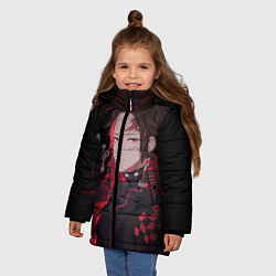 Куртка зимняя для девочки КЛИНОК ТАНДЖИРО, цвет: 3D-черный — фото 2