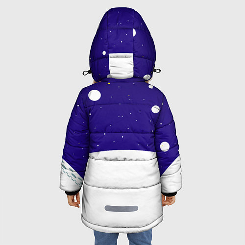Зимняя куртка для девочки Зимний AMONG US / 3D-Черный – фото 4