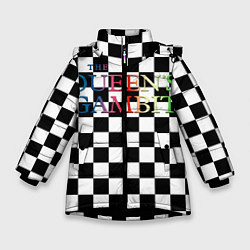 Куртка зимняя для девочки THE QUEENS GAMBIT, цвет: 3D-черный