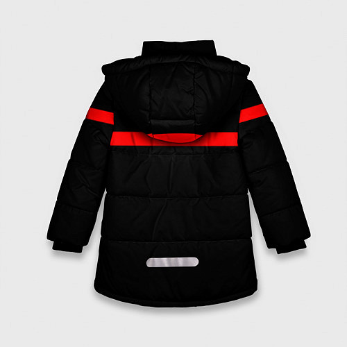 Зимняя куртка для девочки AMONG US - Impostor / 3D-Светло-серый – фото 2