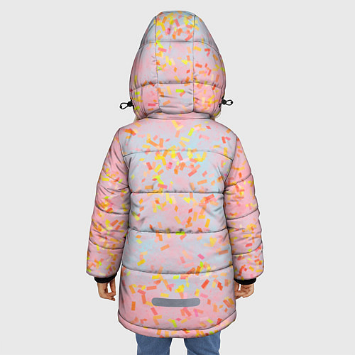 Зимняя куртка для девочки Among Us Девочкам / 3D-Черный – фото 4