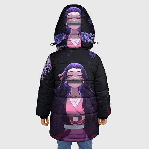 Зимняя куртка для девочки НЕДЗУКА / 3D-Черный – фото 4