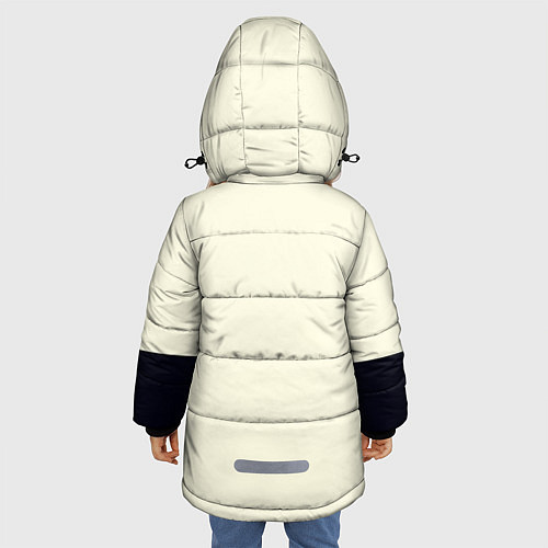 Зимняя куртка для девочки ТОТОРО / 3D-Черный – фото 4