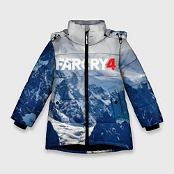 Куртка зимняя для девочки FARCRY 4 S, цвет: 3D-черный