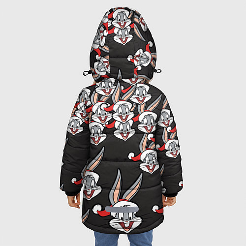 Зимняя куртка для девочки Bugs Bunny / 3D-Светло-серый – фото 4