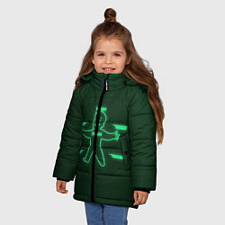 Куртка зимняя для девочки Vault-Boy HP, цвет: 3D-черный — фото 2