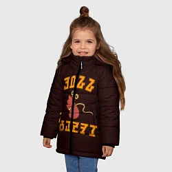Куртка зимняя для девочки Институт Фоксбери, цвет: 3D-светло-серый — фото 2