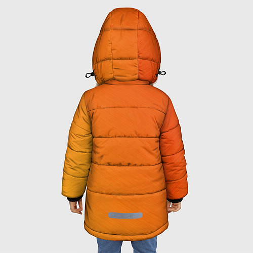 Зимняя куртка для девочки Баскетбол Куроко / 3D-Черный – фото 4