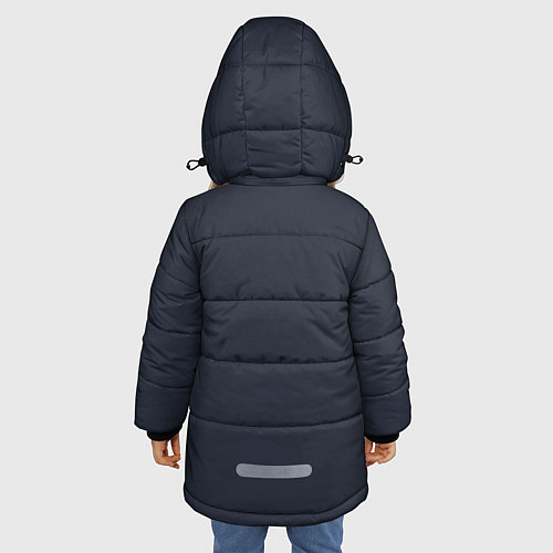 Зимняя куртка для девочки Пряник / 3D-Черный – фото 4