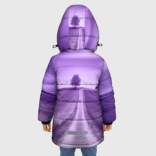 Зимняя куртка для девочки Юки Конно / 3D-Черный – фото 4