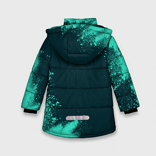 Зимняя куртка для девочки AMONG US - ПОНИ / 3D-Светло-серый – фото 2