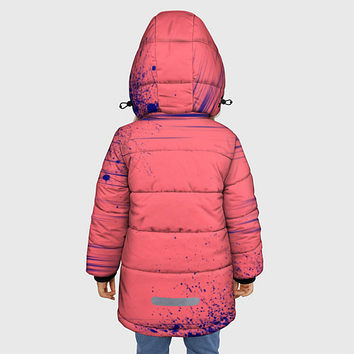 Зимняя куртка для девочки AMONG US - С КОТИКОМ / 3D-Черный – фото 4