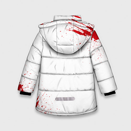 Зимняя куртка для девочки AMONG US - МОНСТР / 3D-Светло-серый – фото 2