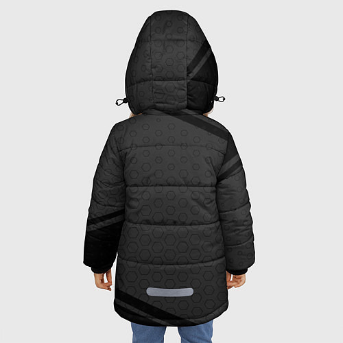 Зимняя куртка для девочки AMONG US - Реалистичный / 3D-Черный – фото 4