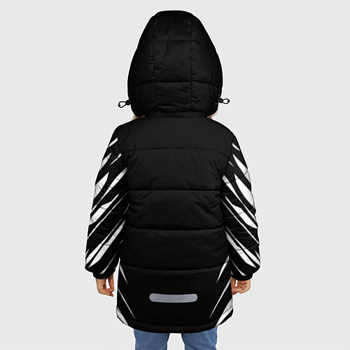 Зимняя куртка для девочки Я подумаю об этом завтра / 3D-Светло-серый – фото 4
